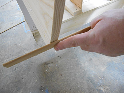 shaping the freighter canoe transom 1